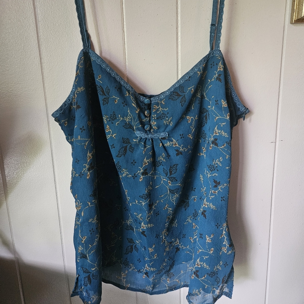 GAP Teal Textured Dress